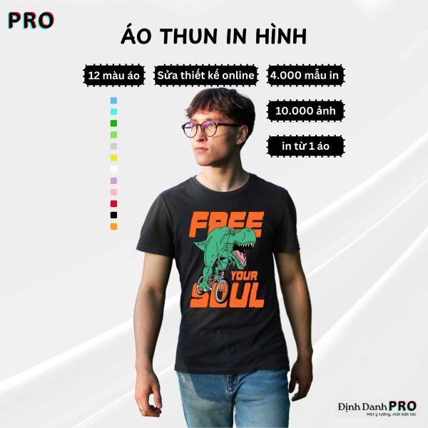 Áo thun in hình đẹp - thiết kế online trực tuyến