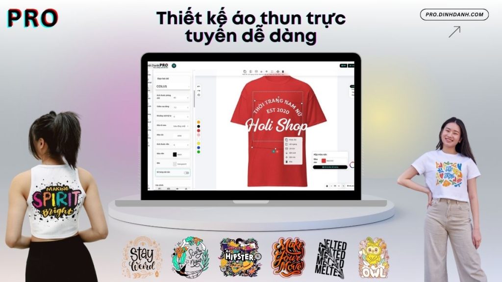 Thiết kế áo thun online